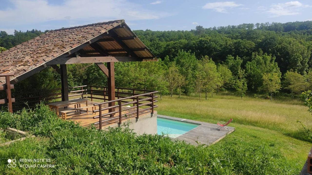 Ferme Du Bois Du Pouget Villa La Salvetat-Belmontet Exterior photo